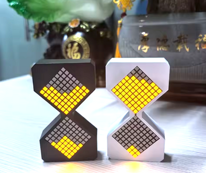 ⏳ 중력 감지 사이버 스타일 LED 전자 모래시계 / Jam Pasir Digital LED Cyber Style dengan Sensor Gravitasi – Timer 1–30 Menit