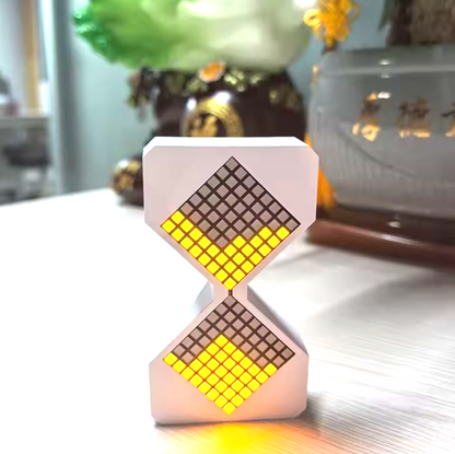 ⏳ 중력 감지 사이버 스타일 LED 전자 모래시계 / Jam Pasir Digital LED Cyber Style dengan Sensor Gravitasi – Timer 1–30 Menit