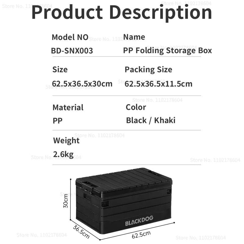 [중고] BLACKDOG BOX 60L (Kotak Tenda Camping Outdoor)