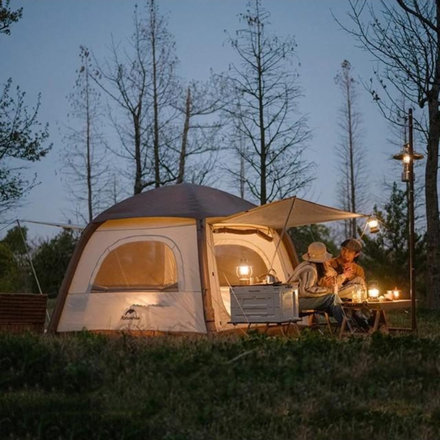 [중고] TENDA NATUREHIKE ANGO AIR CNH23ZP12002 3P / 3 ORANG CAMPING - QUICKSAND GOLD