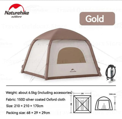 [중고] TENDA NATUREHIKE ANGO AIR CNH23ZP12002 3P / 3 ORANG CAMPING - QUICKSAND GOLD