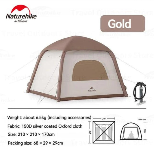 [중고] TENDA NATUREHIKE ANGO AIR CNH23ZP12002 3P / 3 ORANG CAMPING - QUICKSAND GOLD