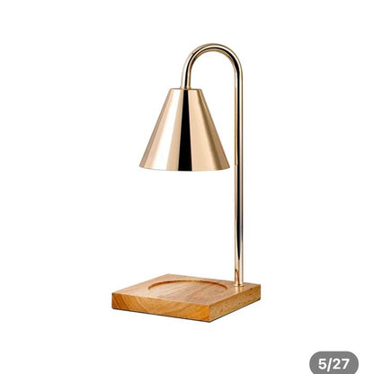 [중고] Candle Warmer Lampu Meja Kantor / Kamar / Hias Elektrik (Gold 타입)