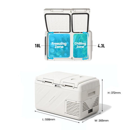 [중고] Kulkas Camping Mobi Garden NX23669002 Glamping Car Fridge 22L