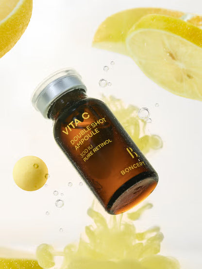 [다이소] BEST Bonsep Vita-C Double Shot Ampoule Kit dengan Teknologi Freeze-dried