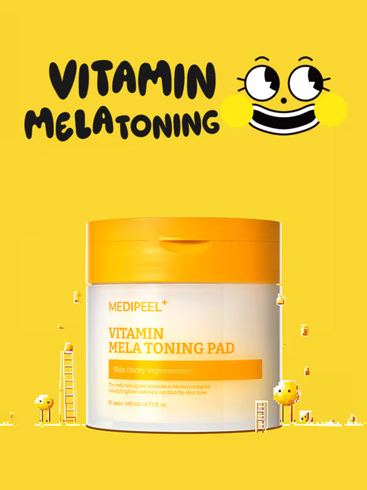 [다이소] BEST 메디필 비타민 멜라 토닝 패드 2.0 (140ml/50매) / BEST Mediheal Vitamin Mela Toning Pad 2.0 (140ml / 50 lembar)