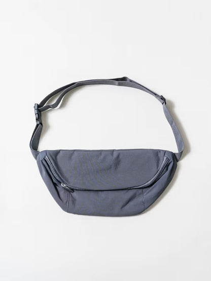 [다이소] 🎒 헬로어텀 포켓 크로스 힙색 – 그레이 / Hello Autumn Pocket Cross Waist Bag – Gray