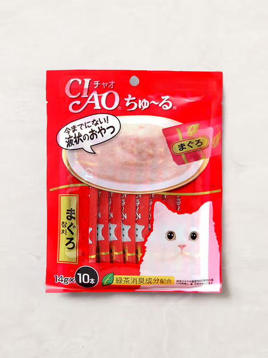 [다이소] 🐱BEST [Pet] Ciao Churu Tuna 10 pcs / 🐱 BEST [펫] 챠오츄르 참치 10개입