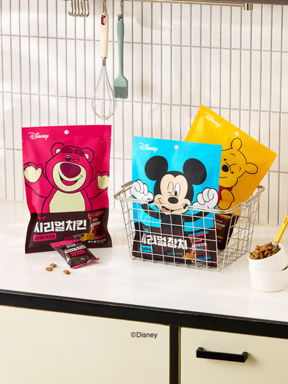 [다이소] 🐱 [펫] 디즈니 미키프렌즈 시리얼 참치 10g × 8개입 / Disney Mickey Friends Cereal Tuna 10g × 8 pcs – Snack Kucing