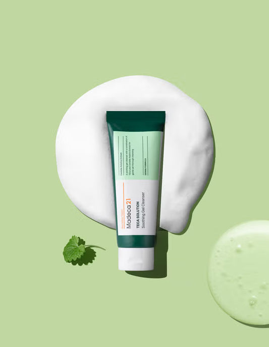 [다이소] Madeca21 Teca Solution Soothing Gel Cleanser 100ml / 🌿 마데카21 테카 솔루션 수딩 젤 클렌저 100ml