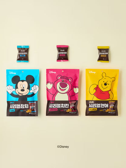 [다이소] 🐱 [펫] 디즈니 미키프렌즈 시리얼 참치 10g × 8개입 / Disney Mickey Friends Cereal Tuna 10g × 8 pcs – Snack Kucing