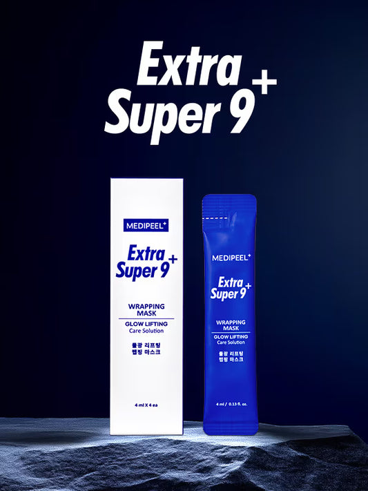 [다이소] BEST 메디필 엑스트라 슈퍼 9 플러스 물광 리프팅 랩핑 마스크 4 ml 4개입