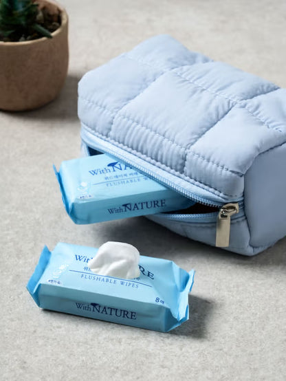 [다이소] 🧻 BEST 미니 포켓 비데 티슈 8매입 × 4개  / BEST Mini Pocket Bidet Tissue 8 lembar × 4 pack