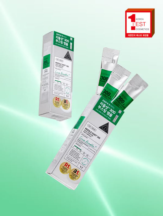 [다이소] BEST VT 리들샷 300 페이셜 부스팅 퍼스트 앰플 2ml*6개입 / BEST VT Riddle Shot 300 Ampul Wajah Boosting Pertama 2ml × 6 pcs