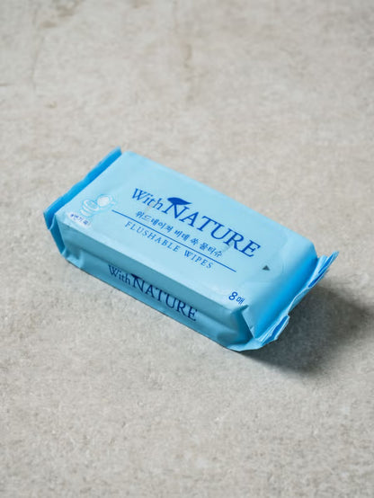 [다이소] 🧻 BEST 미니 포켓 비데 티슈 8매입 × 4개  / BEST Mini Pocket Bidet Tissue 8 lembar × 4 pack